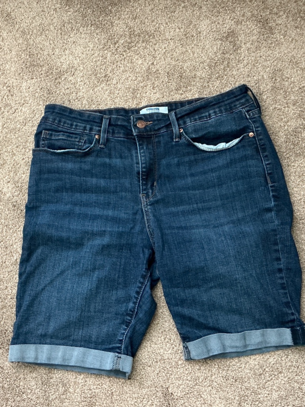 Levi’s 12 stretch denim shorts